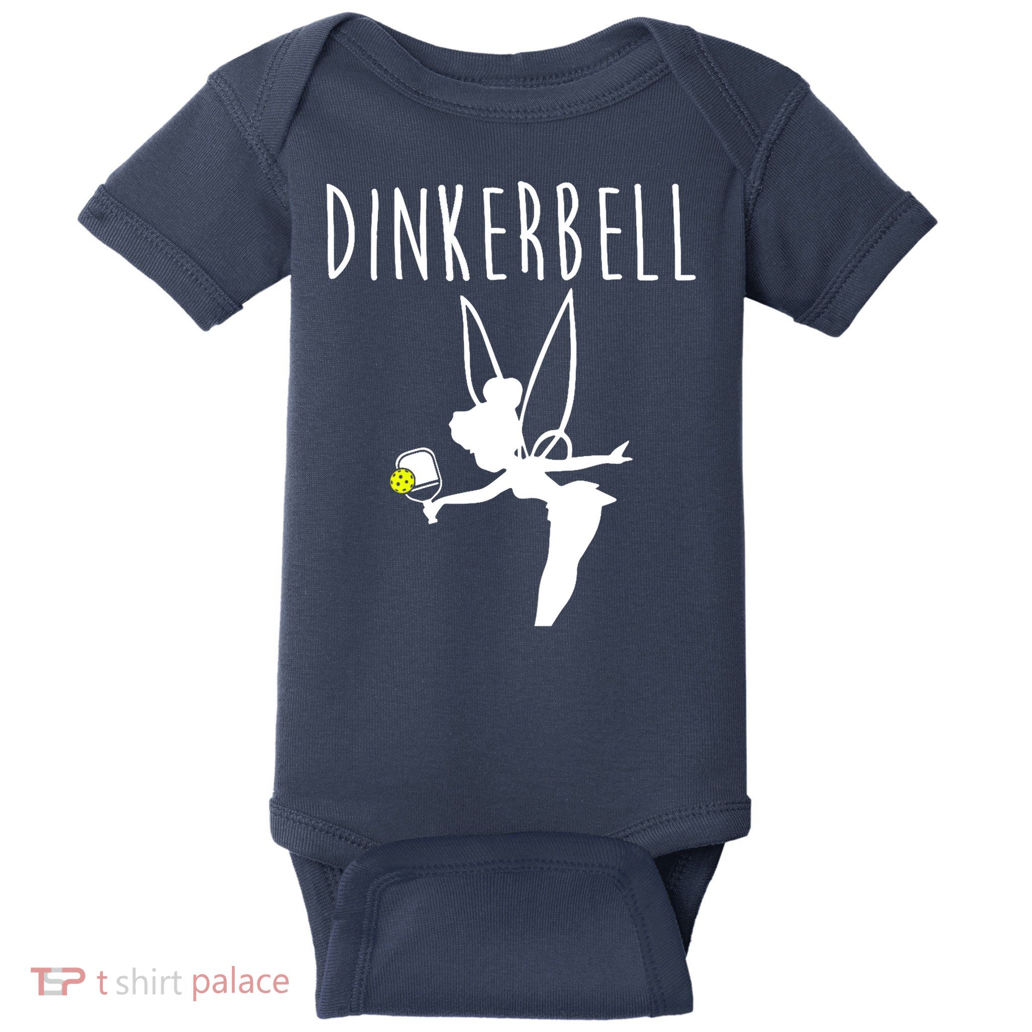 Wo Dinkerbell Funny Pickleball Baby Bodysuit