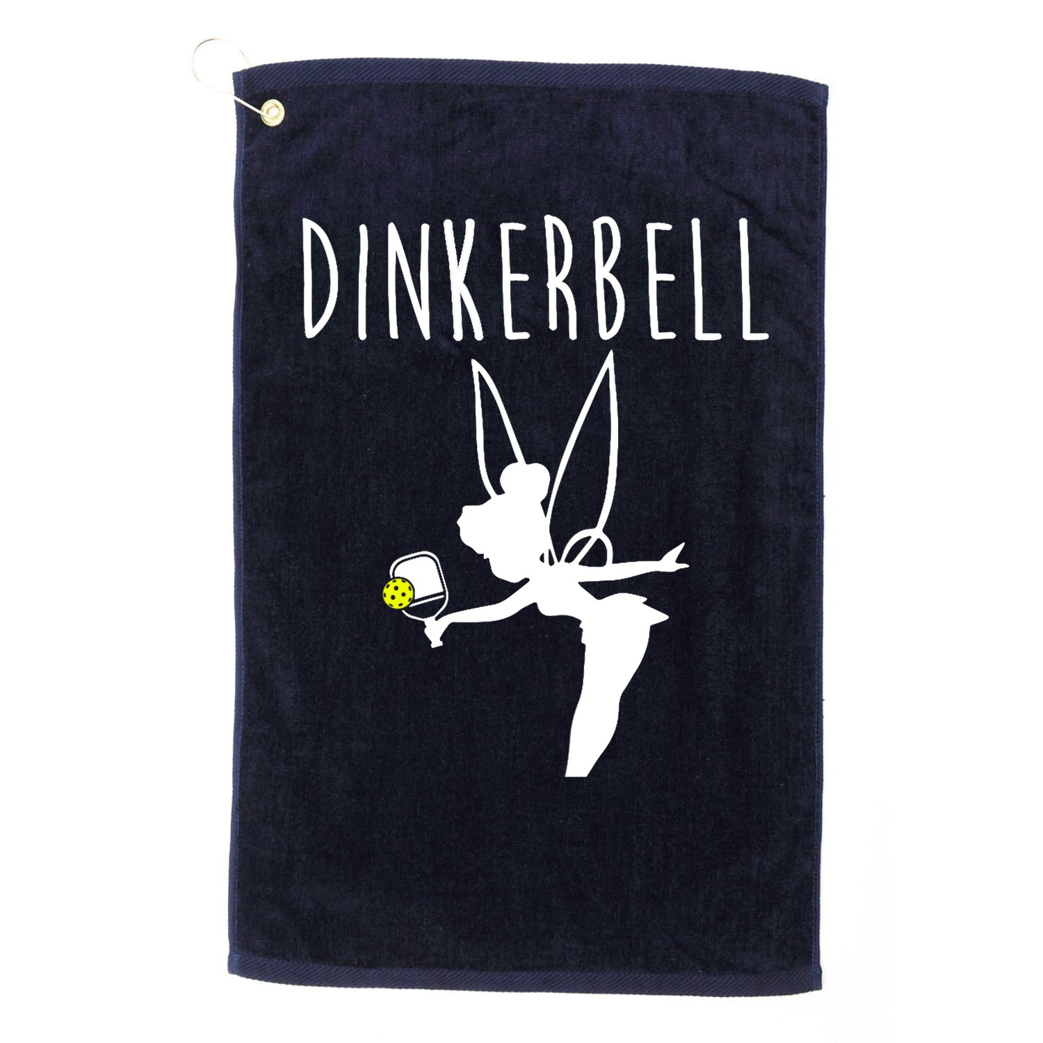 Wo Dinkerbell Funny Pickleball Golf Towel