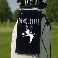 Wo Dinkerbell Funny Pickleball Golf Towel