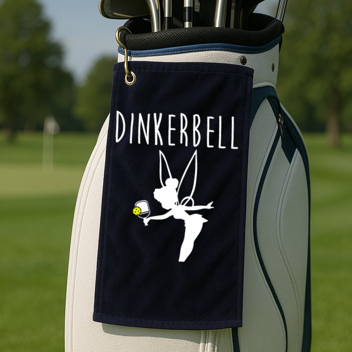 Wo Dinkerbell Funny Pickleball Golf Towel
