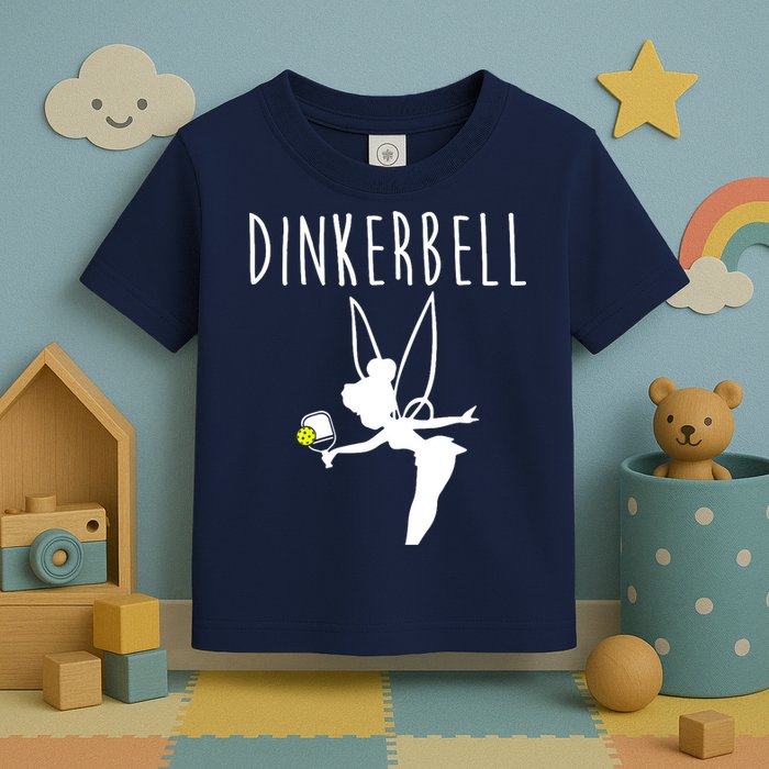 Wo Dinkerbell Funny Pickleball Toddler T-Shirt