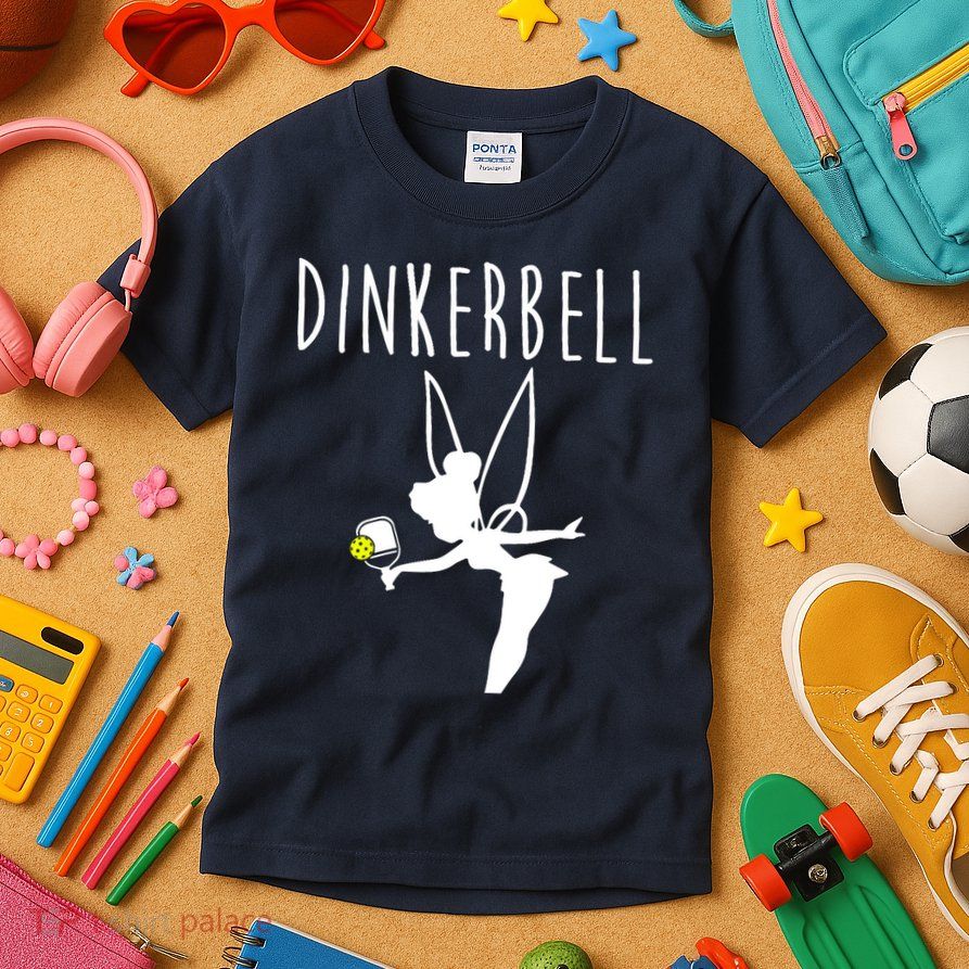 Wo Dinkerbell Funny Pickleball Kids T-Shirt