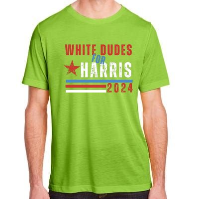 White Dudes For Harris 2024 For President Adult ChromaSoft Performance T-Shirt