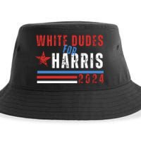 White Dudes For Harris 2024 For President Sustainable Bucket Hat