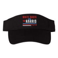 White Dudes For Harris 2024 For President Valucap Bio-Washed Visor