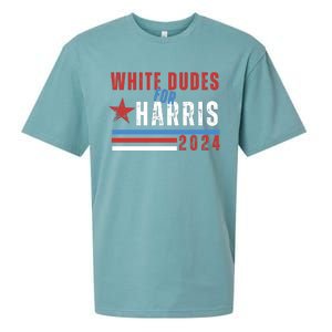 White Dudes For Harris 2024 For President Sueded Cloud Jersey T-Shirt