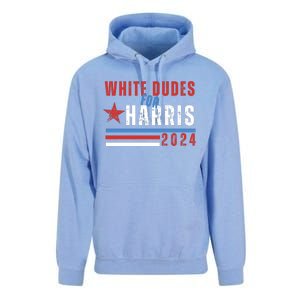 White Dudes For Harris 2024 For President Unisex Surf Hoodie