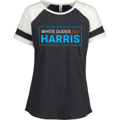 White Dudes For Harris Enza Ladies Jersey Colorblock Tee