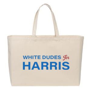 White Dudes For Harris Cotton Canvas Jumbo Tote