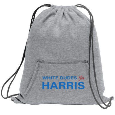 White Dudes For Harris Sweatshirt Cinch Pack Bag