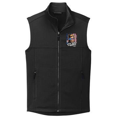 White Dudes For Harris Support Kamala 2024 Antitrump Collective Smooth Fleece Vest