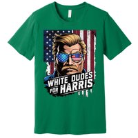 White Dudes For Harris Support Kamala 2024 Antitrump Premium T-Shirt