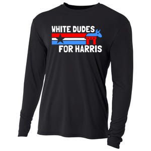 White Dudes For Harris 2024 For President Cooling Performance Long Sleeve Crew