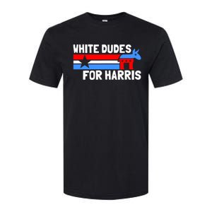 White Dudes For Harris 2024 For President Softstyle CVC T-Shirt