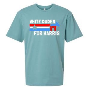 White Dudes For Harris 2024 For President Sueded Cloud Jersey T-Shirt