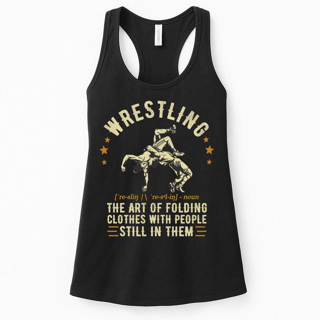 Wrestling Definition Funny Wrestle  Wrestling Cute Gift Womens Tank Top