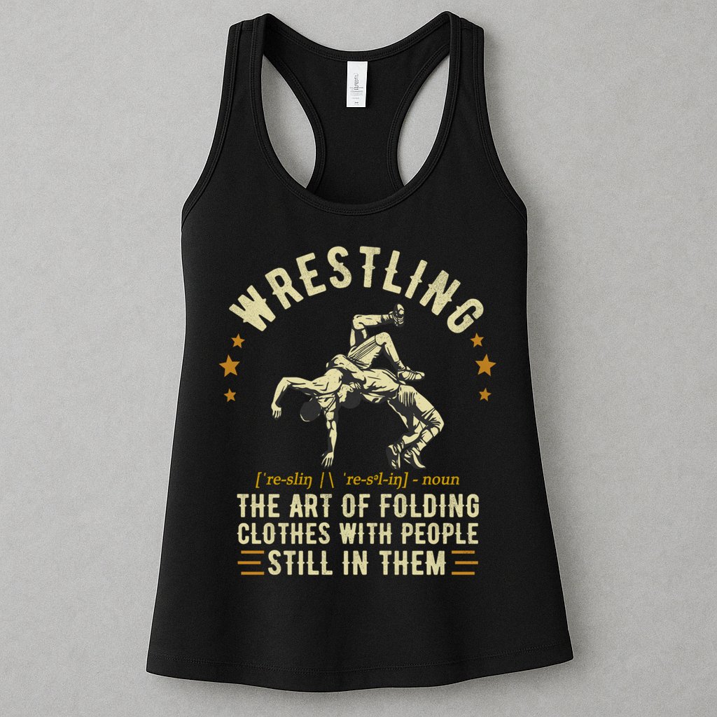Wrestling Definition Funny Wrestle  Wrestling Cute Gift Womens Tank Top