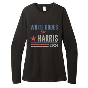 White Dudes For Harris Kamala 2024 Womens CVC Long Sleeve Shirt