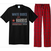 White Dudes For Harris Kamala 2024 Pajama Set