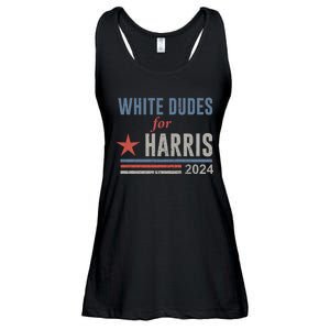 White Dudes For Harris Kamala 2024 Ladies Essential Flowy Tank