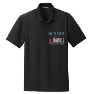 White Dudes For Harris Kamala 2024 Dry Zone Grid Polo