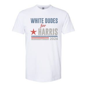 White Dudes For Harris Kamala 2024 Softstyle CVC T-Shirt