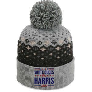 White Dudes For Harris The Baniff Cuffed Pom Beanie