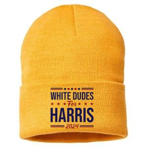 White Dudes For Harris Sustainable Knit Beanie