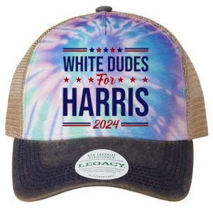 White Dudes For Harris Legacy Tie Dye Trucker Hat