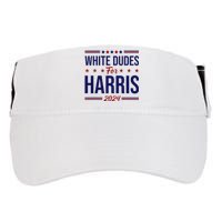 White Dudes For Harris Adult Drive Performance Visor