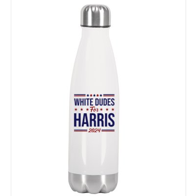 White Dudes For Harris Stainless Steel Insulated Water Bottle