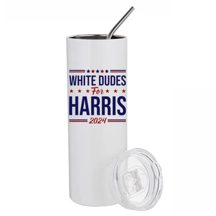 White Dudes For Harris Stainless Steel Tumbler