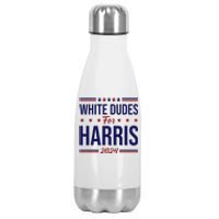 White Dudes For Harris Stainless Steel Insulated Water Bottle