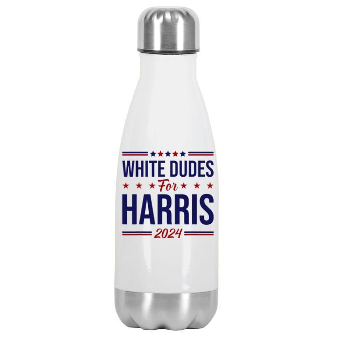 White Dudes For Harris Stainless Steel Insulated Water Bottle