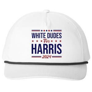 White Dudes For Harris Snapback Five-Panel Rope Hat