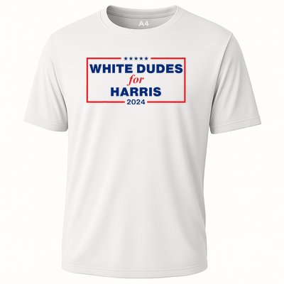 White Dudes For Harris 2024 Cooling Performance Crew T-Shirt