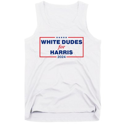 White Dudes For Harris 2024 Tank Top