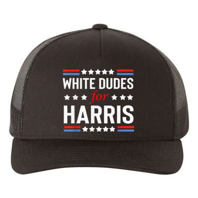 White Dudes For Kamala Harris Yupoong Adult 5-Panel Trucker Hat