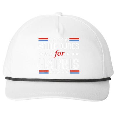 White Dudes For Kamala Harris Snapback Five-Panel Rope Hat