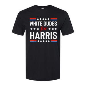 White Dudes For Kamala Harris Softstyle CVC T-Shirt