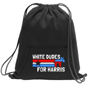 White Dudes For Harris Kamala Harris Sweatshirt Cinch Pack Bag