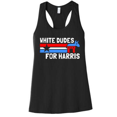 White Dudes For Harris Kamala Harris Women's Racerback Tank