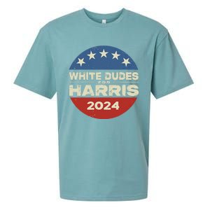 White Dudes For Harris Kamala 2024 Sueded Cloud Jersey T-Shirt