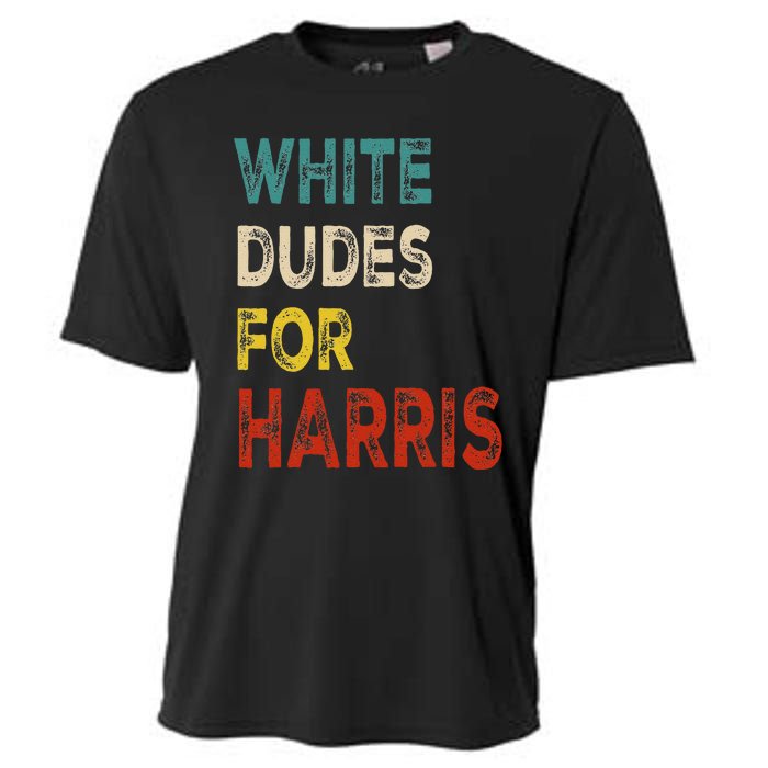 White Dudes For Harris Cooling Performance Crew T-Shirt