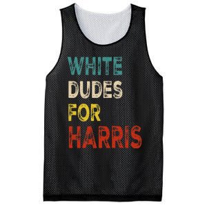 White Dudes For Harris Mesh Reversible Basketball Jersey Tank