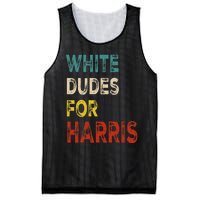 White Dudes For Harris Mesh Reversible Basketball Jersey Tank