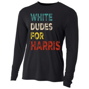 White Dudes For Harris Cooling Performance Long Sleeve Crew