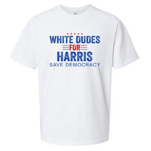 White Dudes For Harris Kamala Harris 2024 47th President Sueded Cloud Jersey T-Shirt