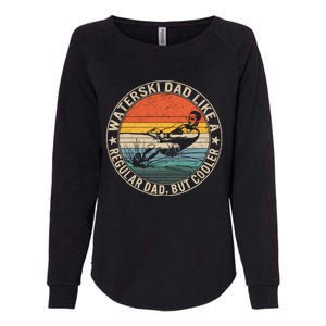 Waterski Dad Fathers Day Ski Lover Dad Water Skiing Rider Gift Womens California Wash Sweatshirt