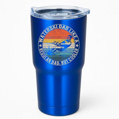 Waterski Dad Fathers Day Ski Lover Dad Water Skiing Rider Gift Tumbler